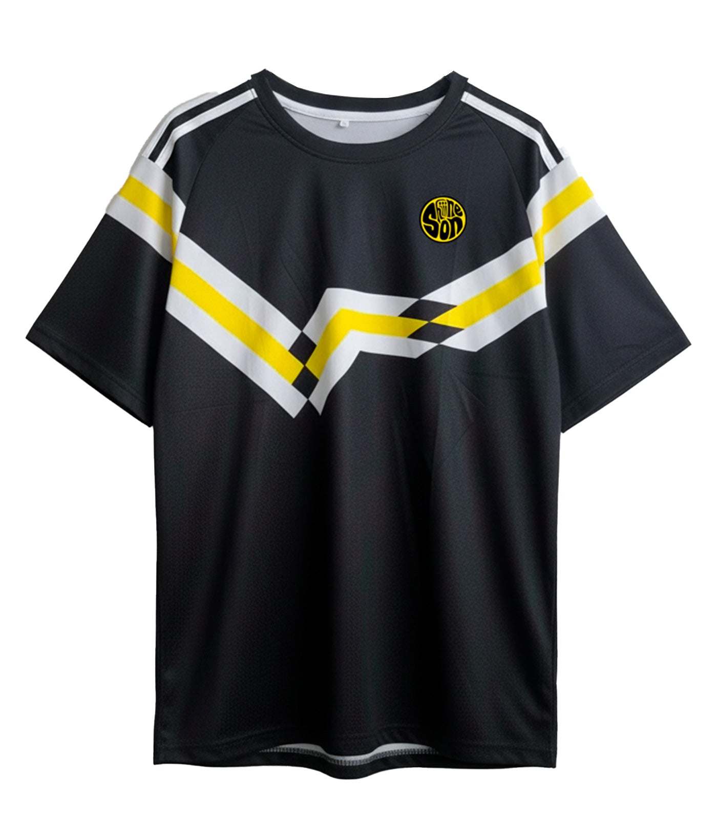 SHIIINE ON FOOTBALL SHIRT - BLACK