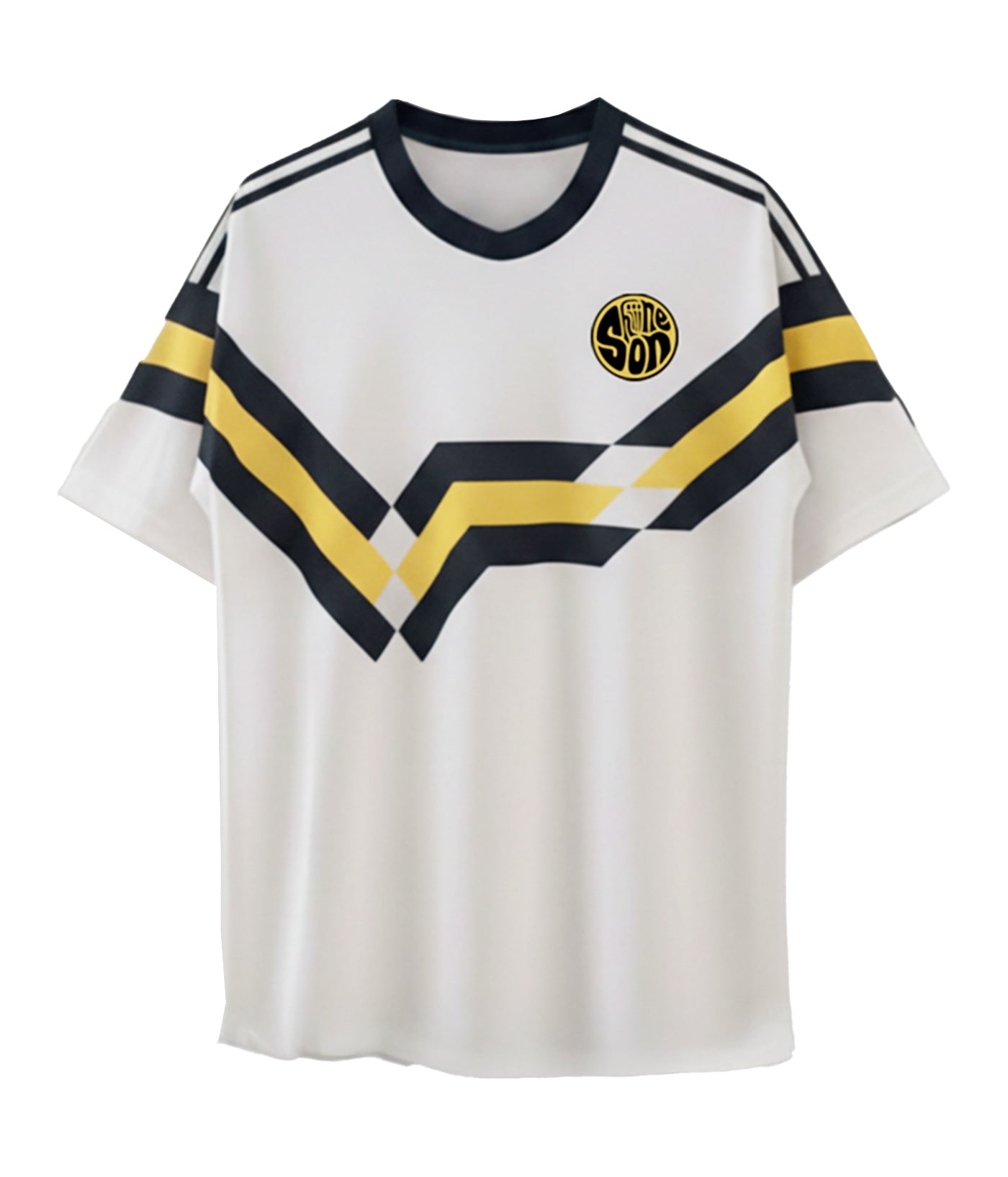 SHIIINE ON FOOTBALL SHIRT - WHITE – Shiiine On
