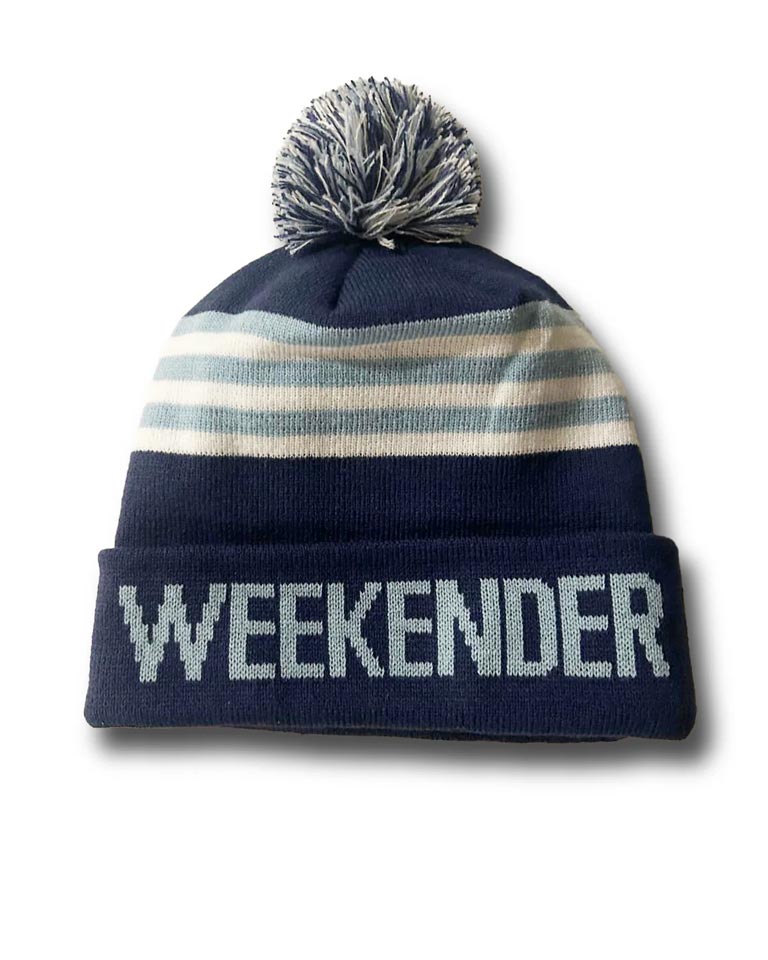 SHIIINE ON WEEKENDER 2024 - BOBBLE HAT - Navy