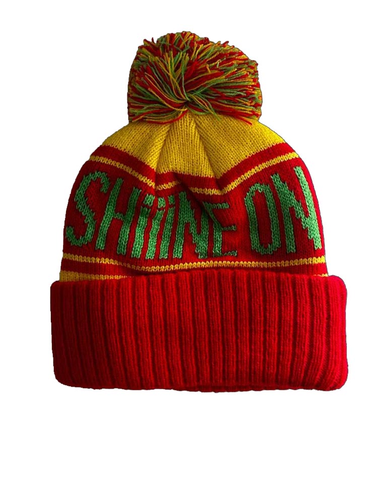 SHIIINE ON WEEKENDER - BOBBLE HAT - RED