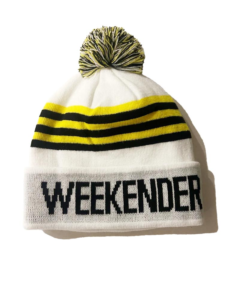 SHIIINE ON WEEKENDER 2024 - BOBBLE HAT - White