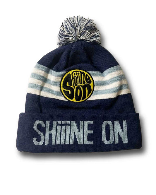 SHIIINE ON WEEKENDER 2024 - BOBBLE HAT - Navy